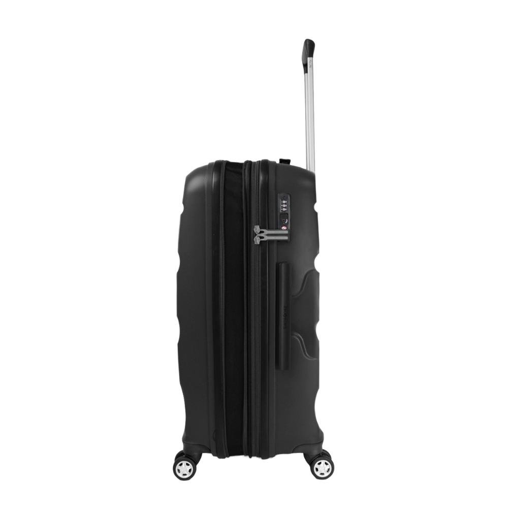 Mala Média 23kg Polipropileno com Rodas Giro 360° Rígida Spin Air Samsonite Preto 3