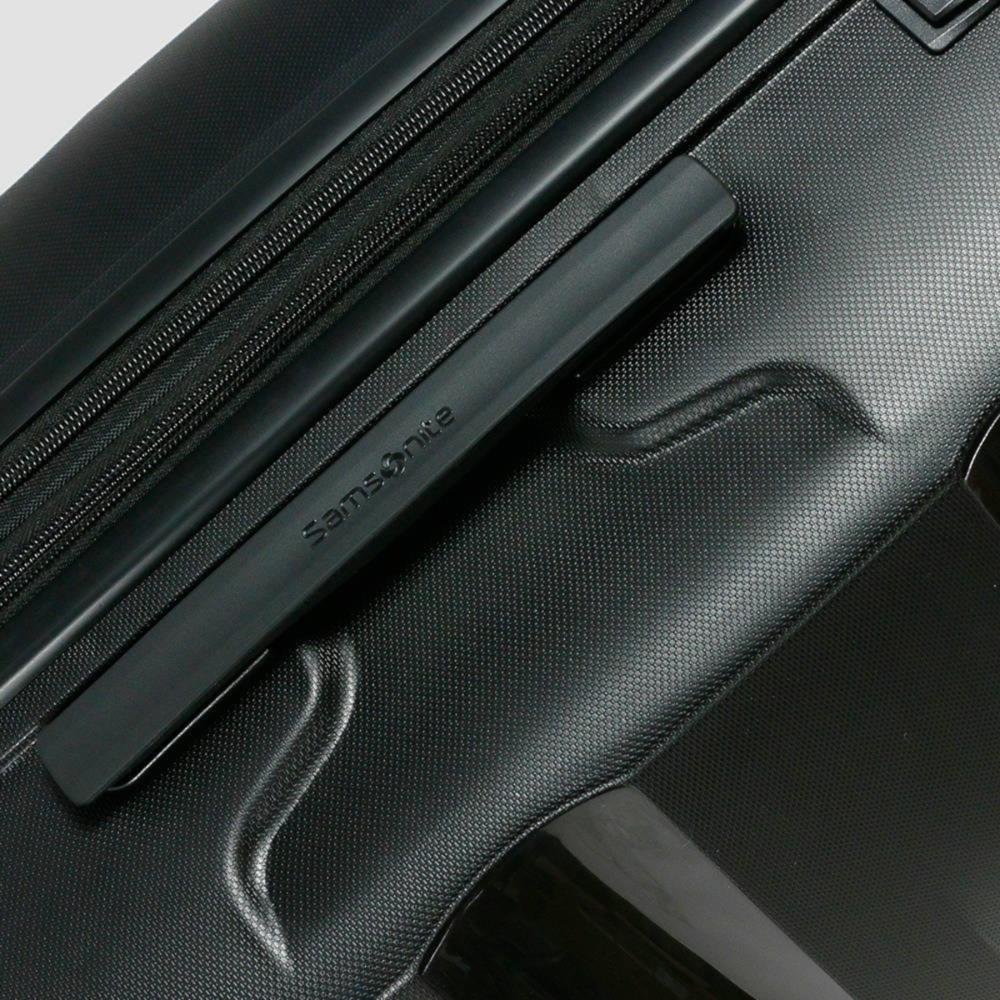 Mala Média 23kg Polipropileno com Rodas Giro 360° Rígida Spin Air Samsonite Preto 5