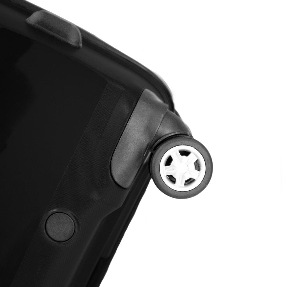 Mala Média 23kg Polipropileno com Rodas Giro 360° Rígida Spin Air Samsonite Preto 9