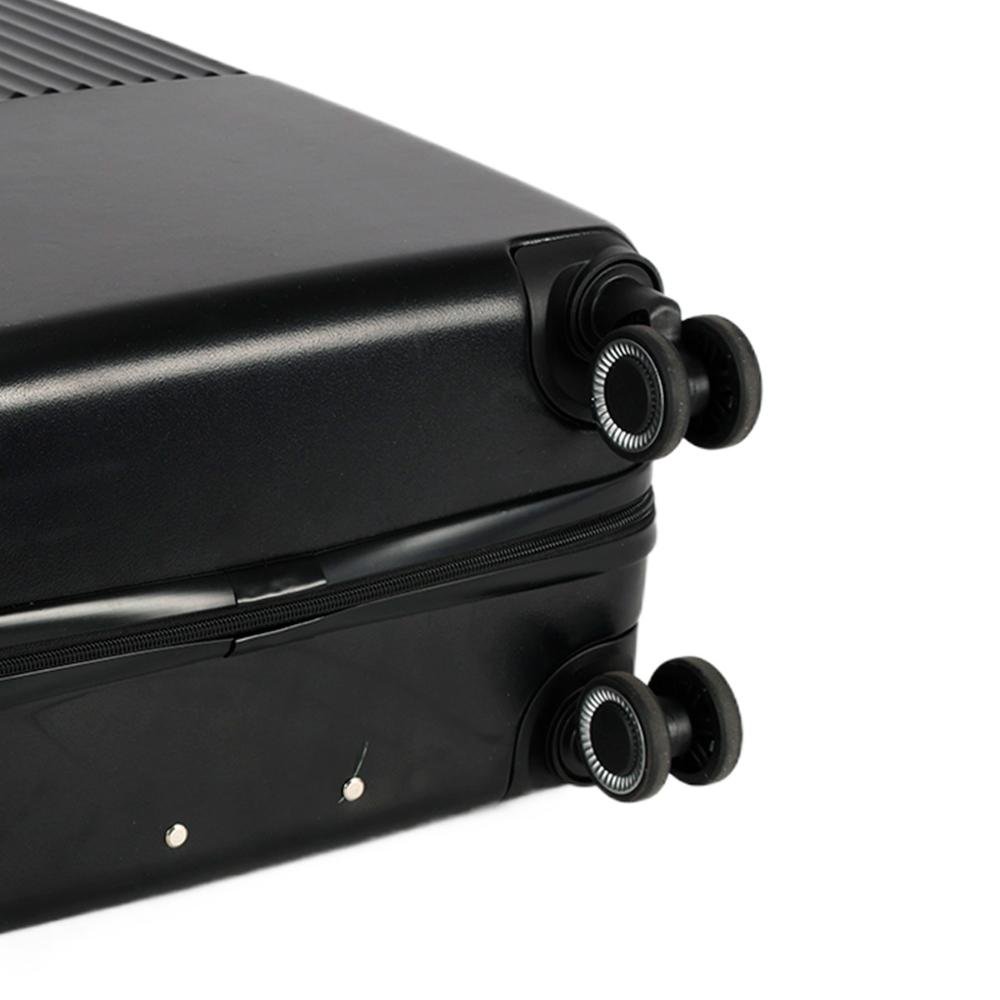 Mala Pequena de Bordo 10kg Rígida com Rodas Giro 360º Pop Up4You Preto 6