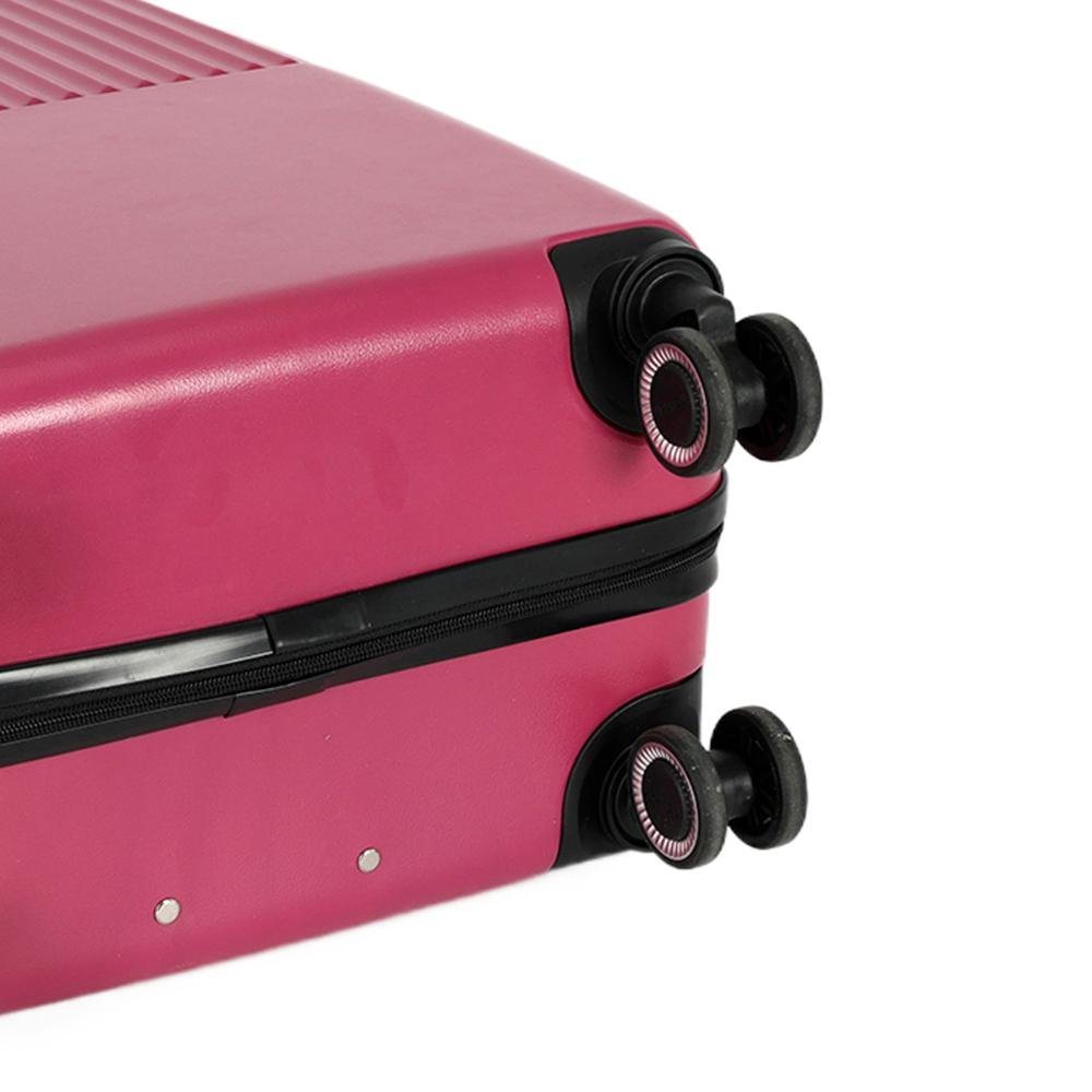 Mala Pequena de Bordo 10kg Rígida com Rodas Giro 360º Pop Up4You Vinho 7