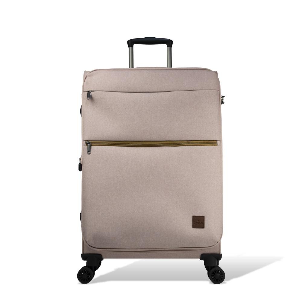 Mala Média 23kg Poliéster com Rodas Giro 360º Soft Line Echolac