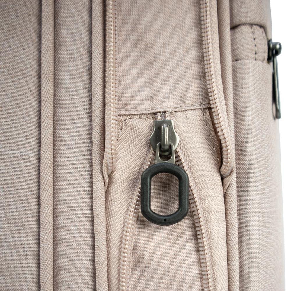 Mala Média 23kg Poliéster com Rodas Giro 360º Soft Line Echolac Rosa Claro 7