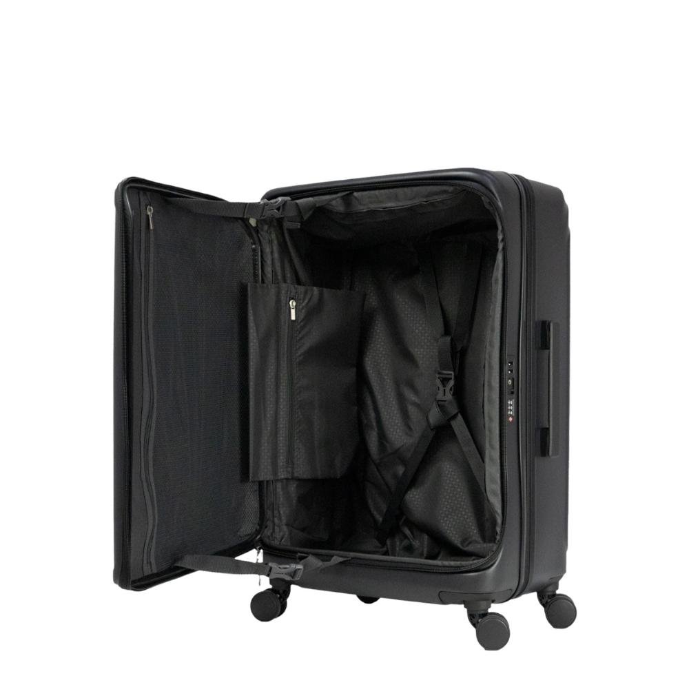 Mala Média 23kg Rígida com Rodas 360º Eco Line Echolac Preto 5