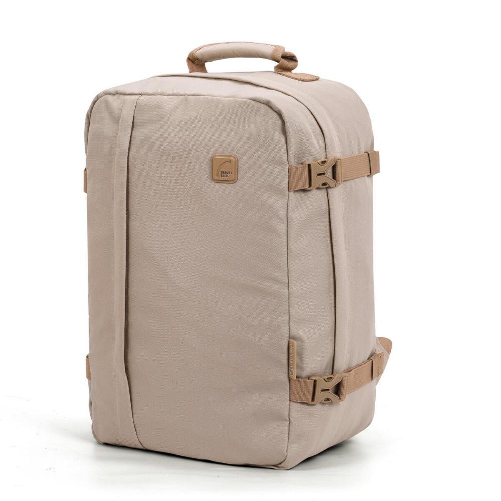 Mochila Feminina para Viagem até 28lt Trekker Travel Blue Nude 3