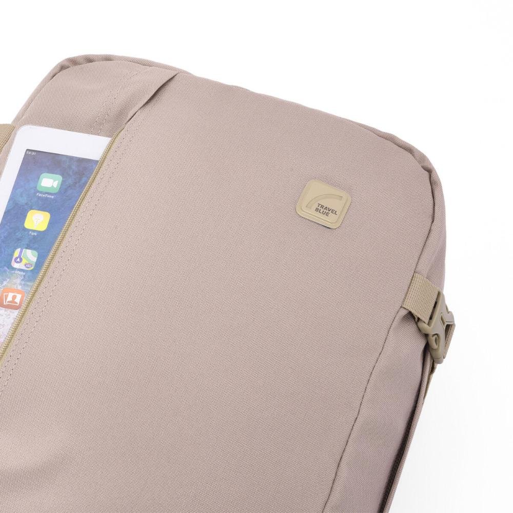 Mochila Feminina para Viagem até 28lt Trekker Travel Blue Nude 8