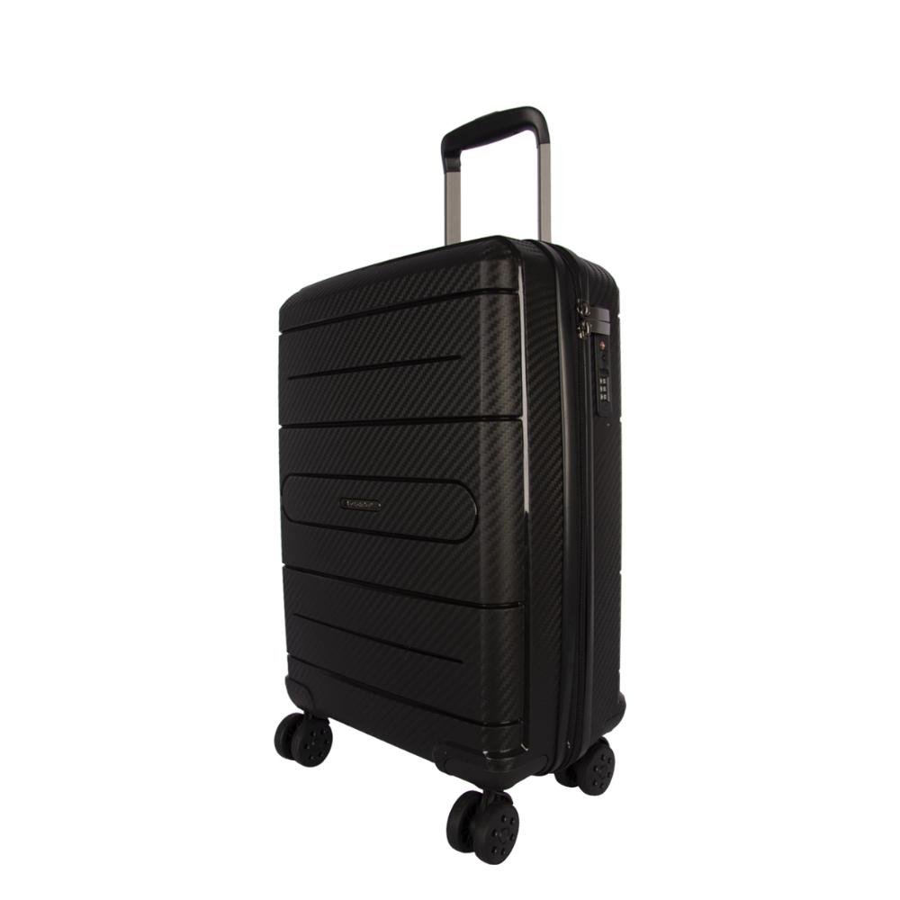 Mala Pequena 10kg Rígida Rodas Giro 360° Berlim Black Le Postiche Preto 2