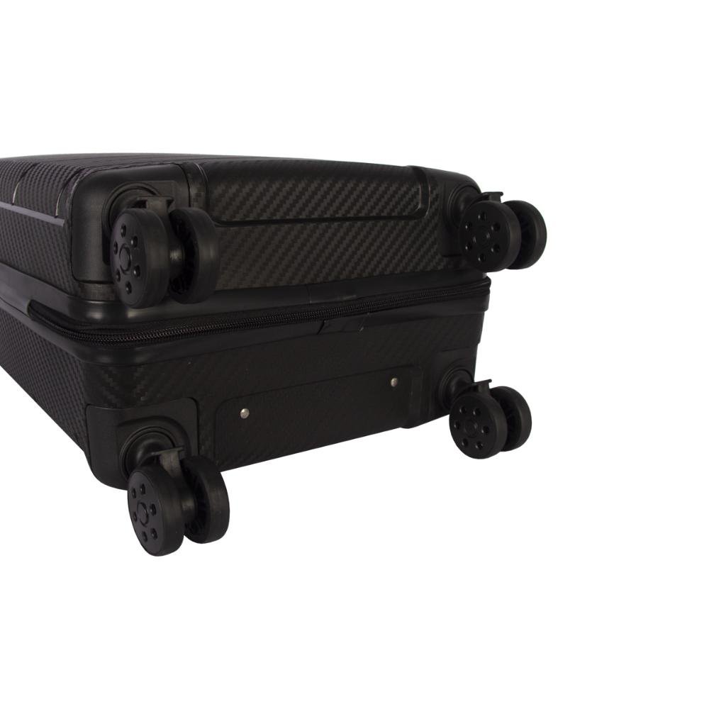 Mala Pequena 10kg Rígida Rodas Giro 360° Berlim Black Le Postiche Preto 6