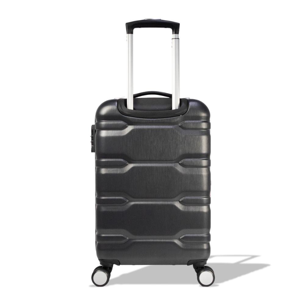 Mala Pequena de Bordo 10kg Rígida Rodas Giro 360° Rockspin Samsonite Grafite 2