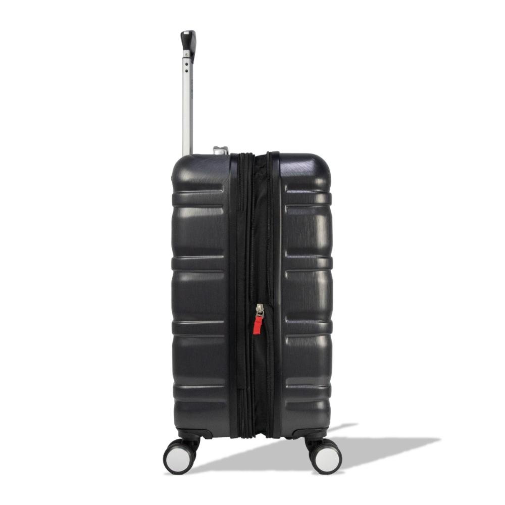 Mala Pequena de Bordo 10kg Rígida Rodas Giro 360° Rockspin Samsonite Grafite 3