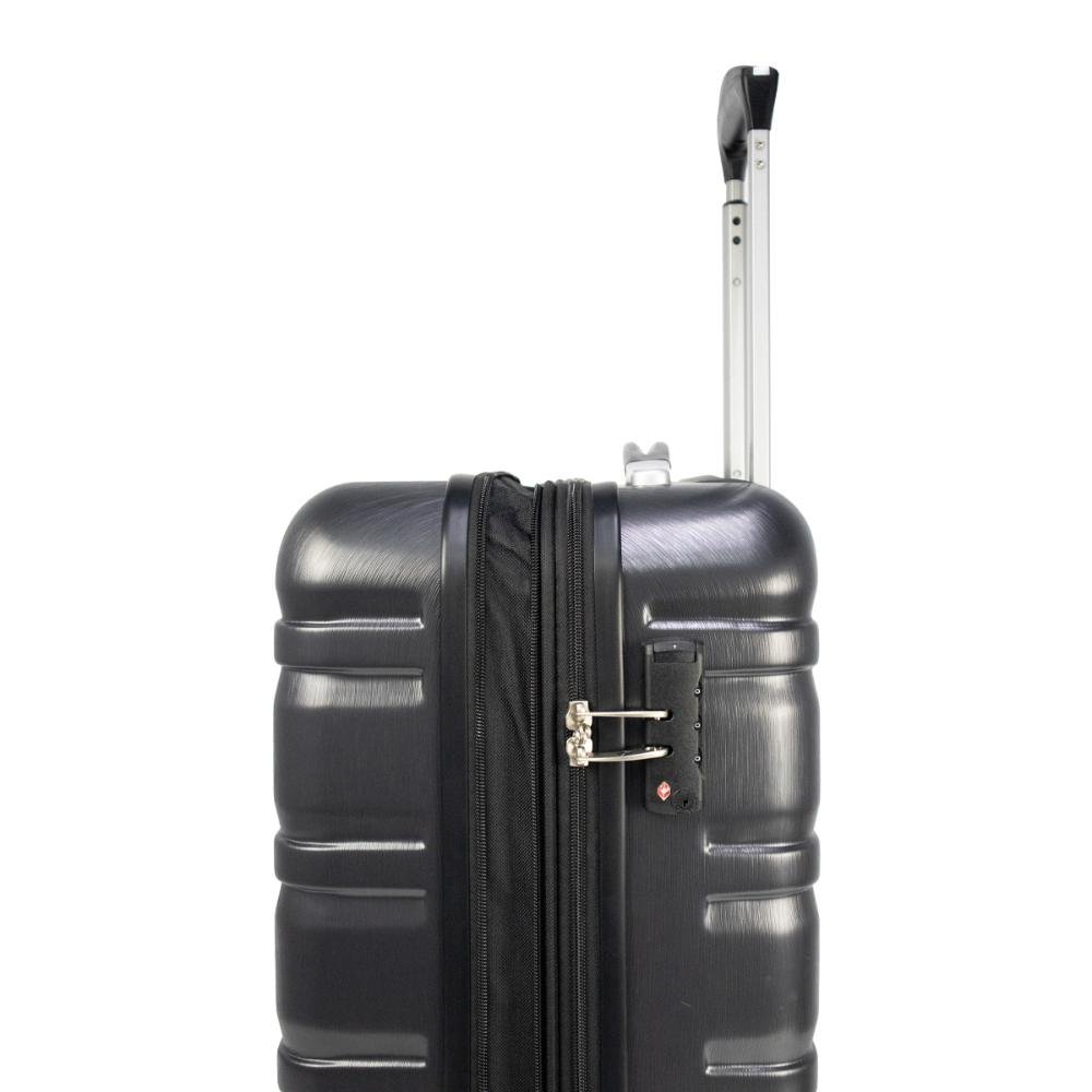 Mala Pequena de Bordo 10kg Rígida Rodas Giro 360° Rockspin Samsonite Grafite 7