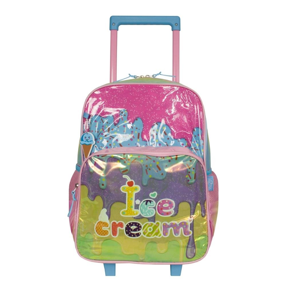 Mochila de Rodinha Ice Cream Infantil Luxcel