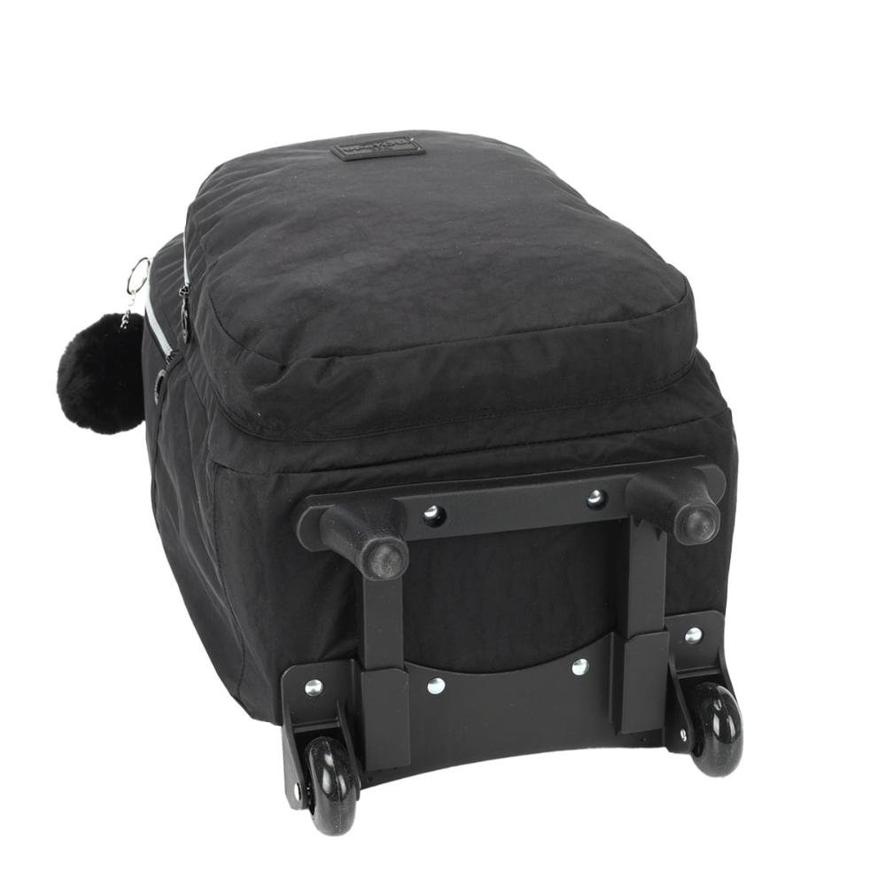Mochila de Rodinha Juvenil Crinkle MC47152UP Up4you Preto 12