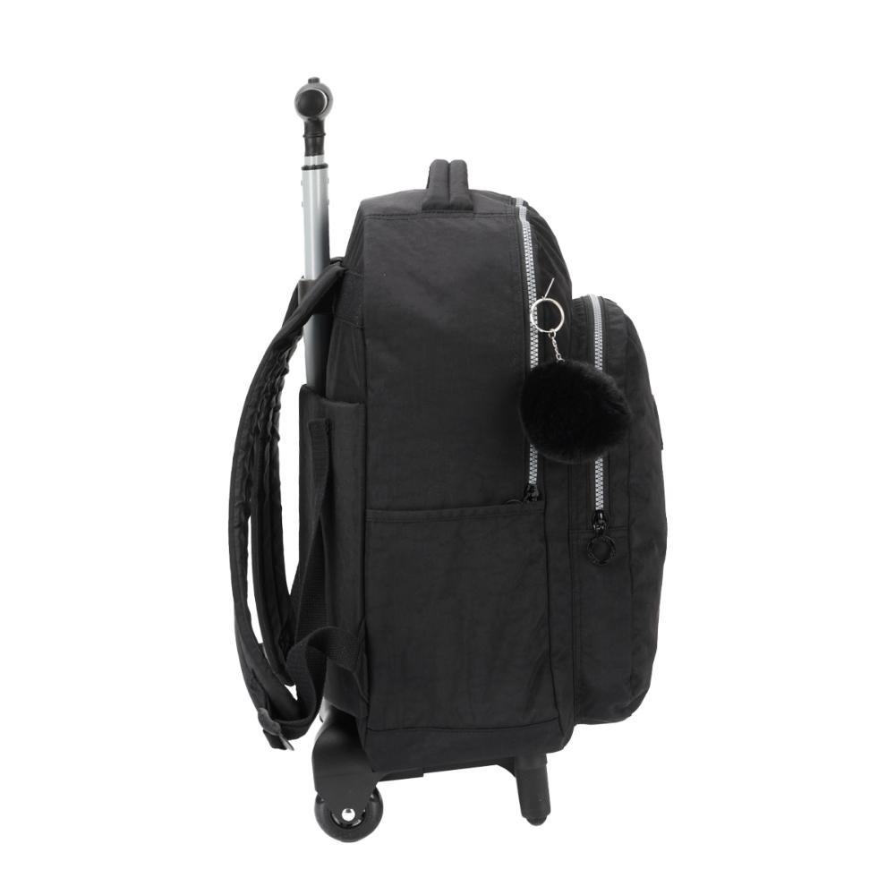 Mochila de Rodinha Juvenil Crinkle MC47152UP Up4you Preto 4