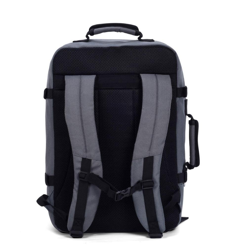 Mochilla Notebook 15,4'' Masculina Trekker Travel Blue Cinza 2