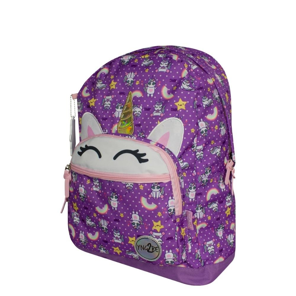 Mochila Unicórnio Juvenil Luxcel Roxo 2
