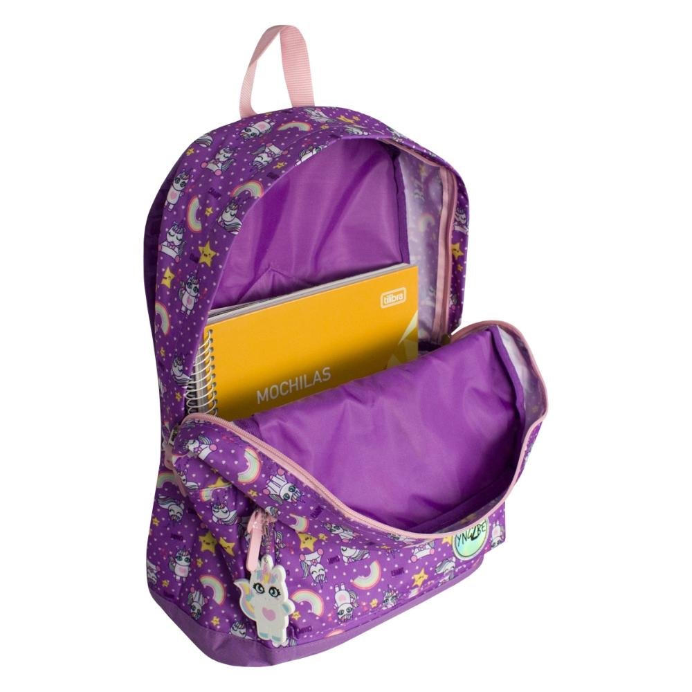 Mochila Unicórnio Juvenil Luxcel Roxo 4