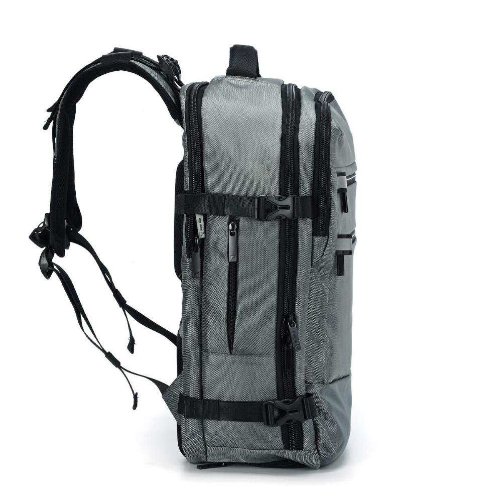 Mochila Notebook 15,4'' Masculina Journey Travel Blue Cinza 3