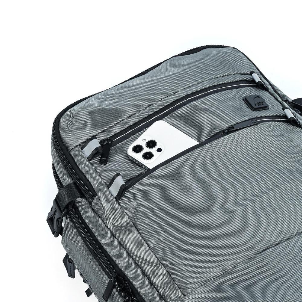 Mochila Notebook 15,4'' Masculina Journey Travel Blue Cinza 5