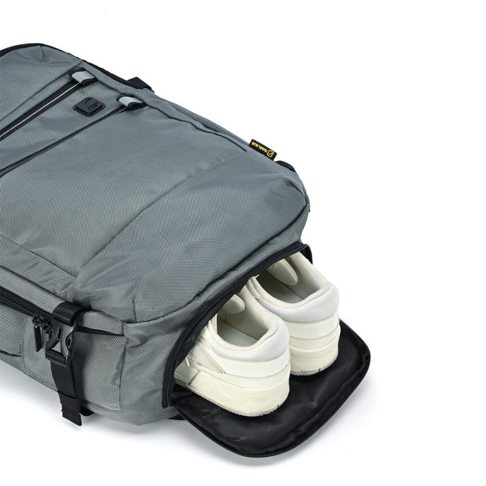 Mochila Notebook 15,4'' Masculina Journey Travel Blue Cinza 7