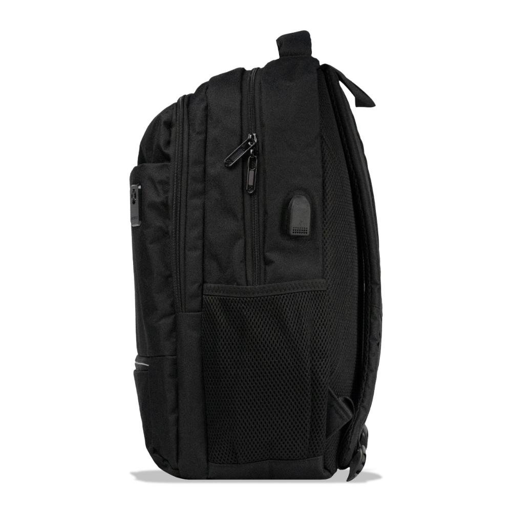 Mochila Notebook 18" USB 2 Bolsos 62.3825.1 Unicross Preto 3