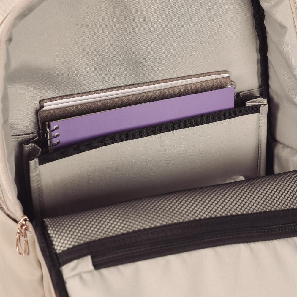 Mochila Notebook 2 Compartimentos Elegance 20900-13 Sestini Nude 8