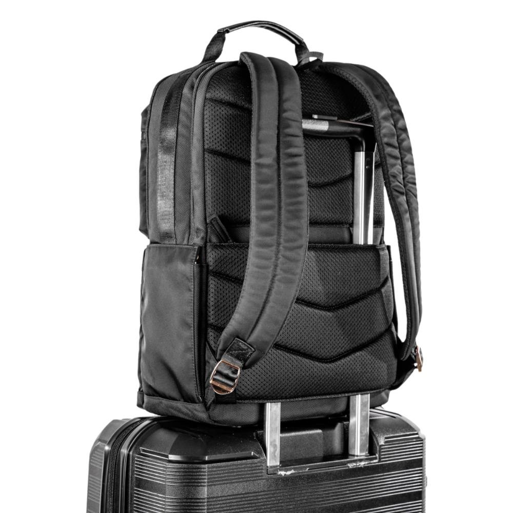 Mochila Notebook 2 Compartimentos Elegance 20900-13 Sestini Preto 5
