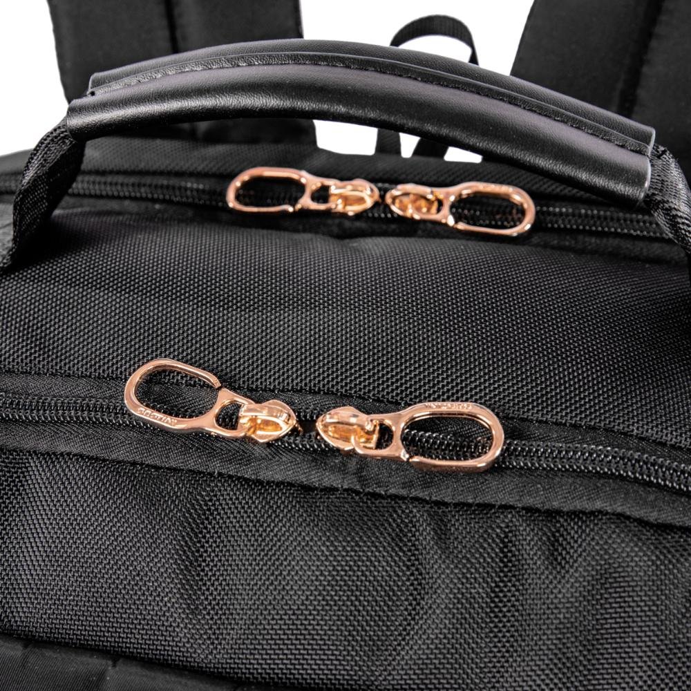 Mochila Notebook 2 Compartimentos Elegance 20900-13 Sestini Preto 7