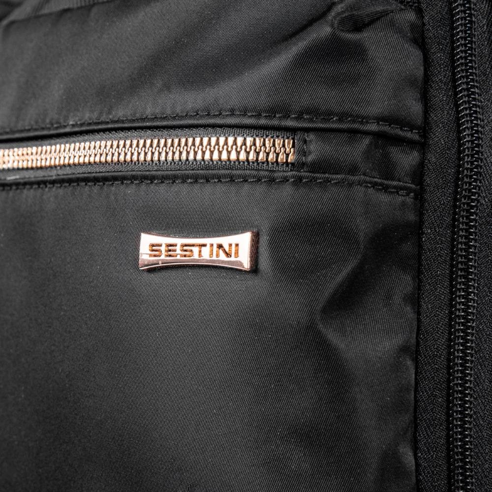 Mochila Notebook 2 Compartimentos Elegance 20900-13 Sestini Preto 8