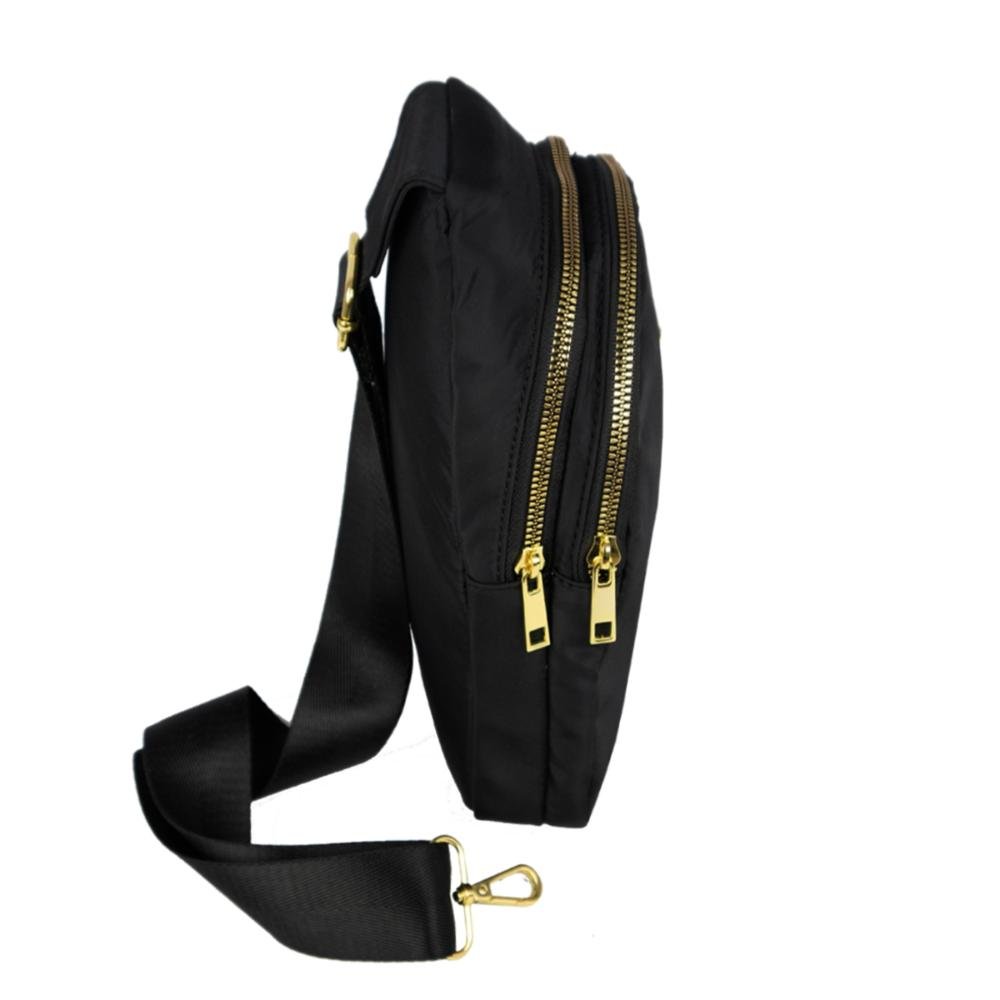 Mochila Transversal Sport LPN0021-09B Let's Go Preto 3