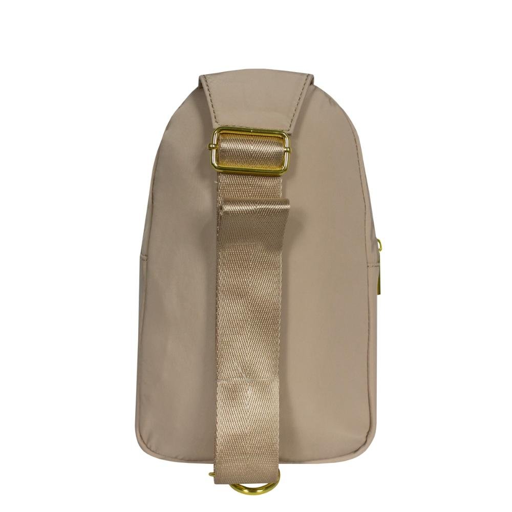 Mochila Transversal Sport LPN0021-09B Let's Go Bege 3