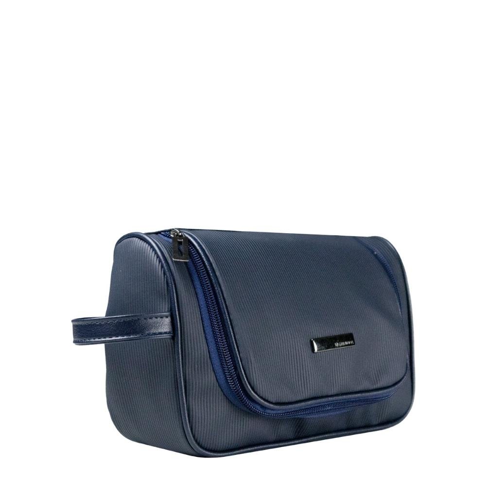 Necessaire Canelado Com Potes EX1093M Le Postiche Azul 4