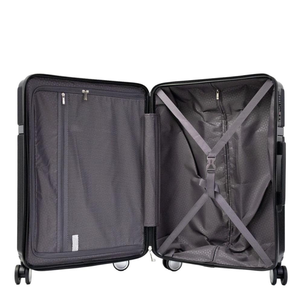 Mala Média 23kg com Rodas Giro 360º Style Line Echolac Preto 5