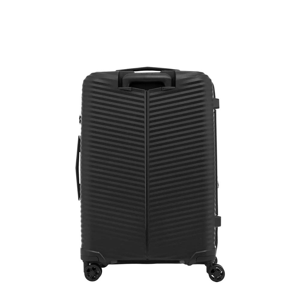 Mala Grande 32kg Polipropileno Rodas Giro 360º Varro Samsonite Preto 2