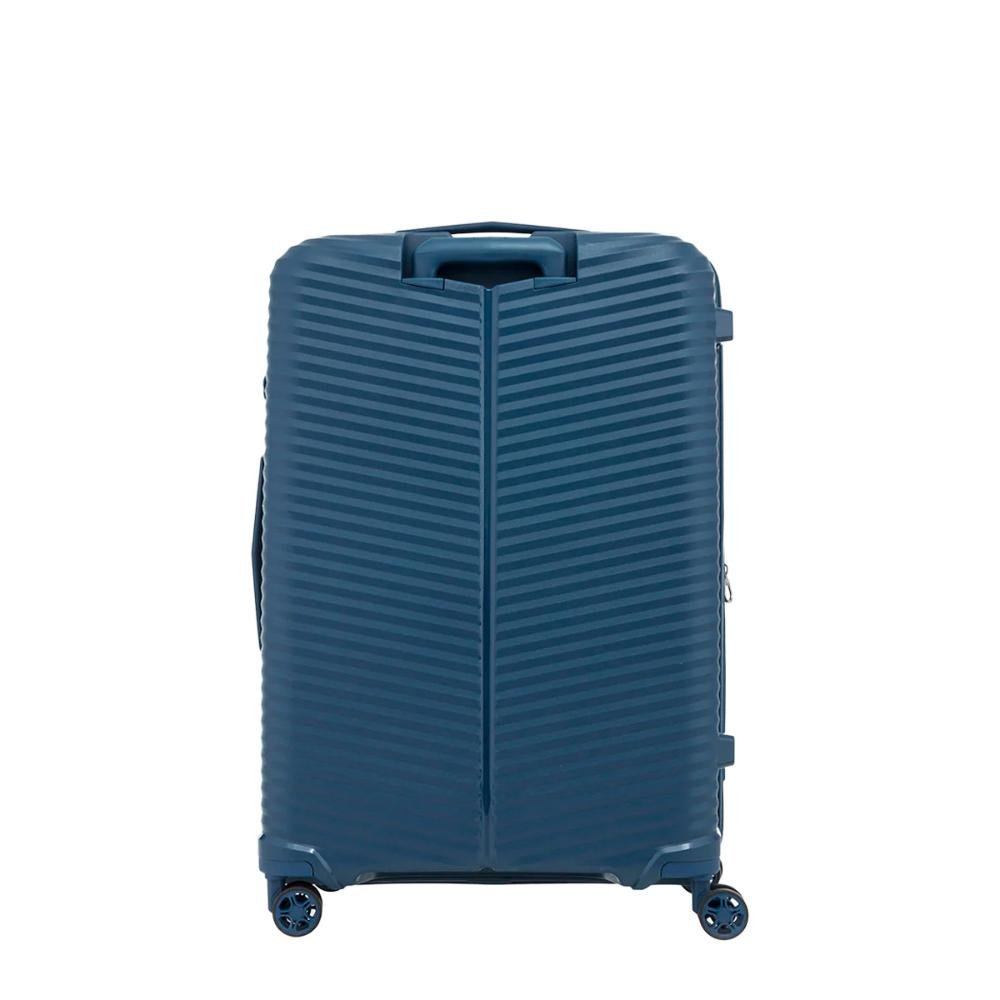Mala Grande 32kg Polipropileno Rodas Giro 360º Varro Samsonite Azul Escuro 2