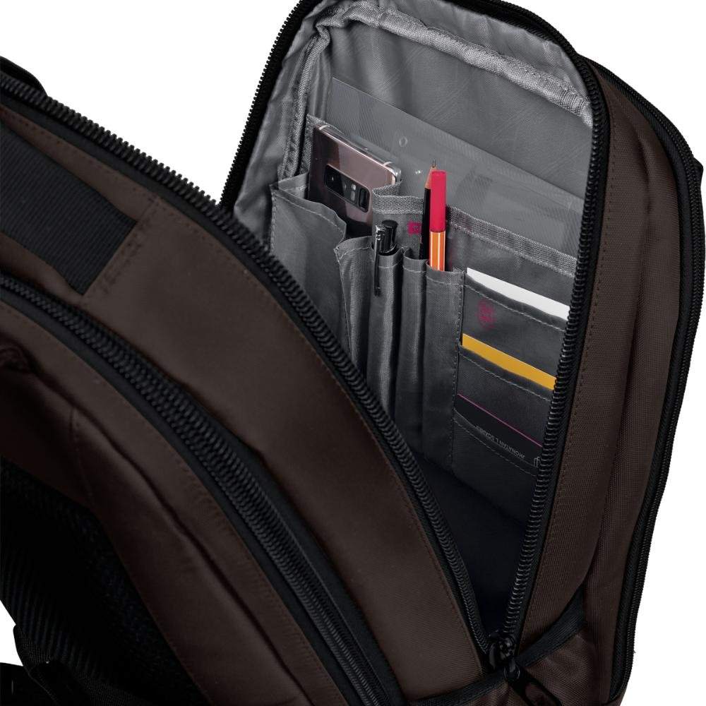 Mochila 3 Compartimento Prime 20754 Sestini Marrom 5