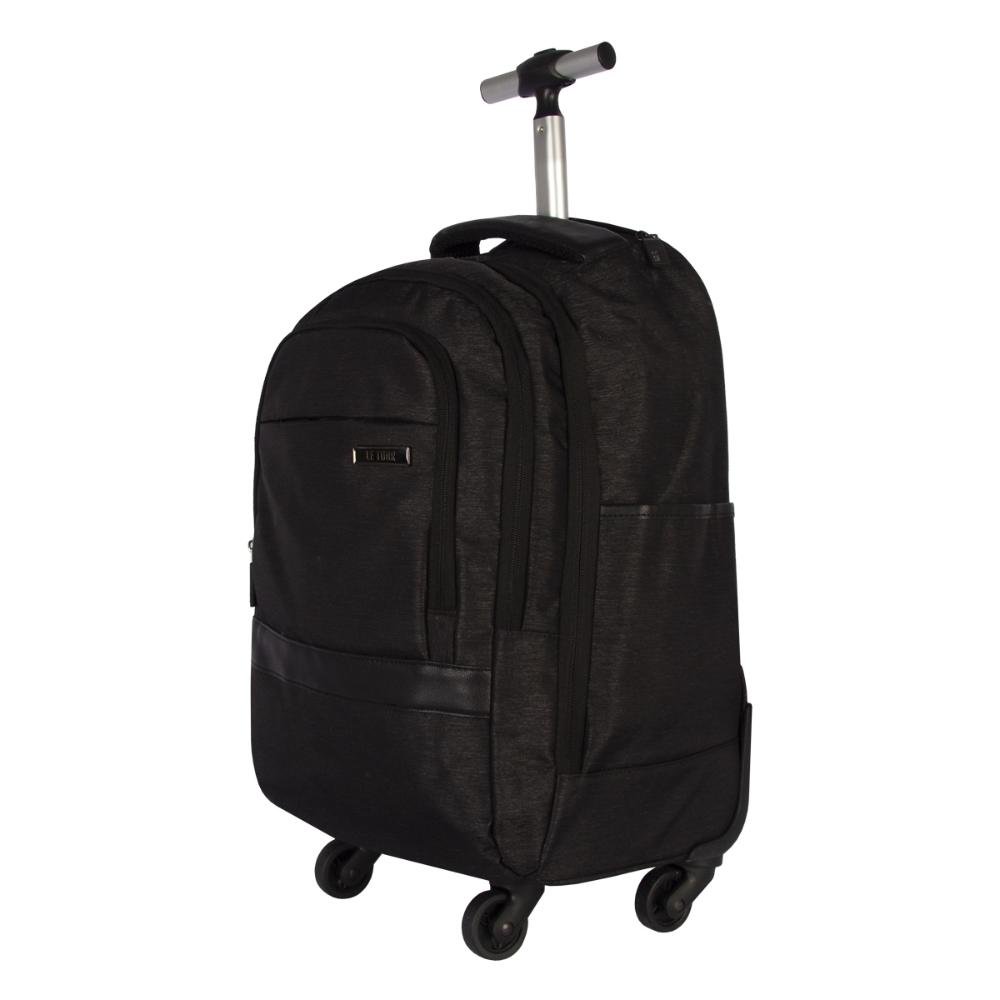 Mochila Notebook com Rodas Giro 360° Executiva Le Tour Le Postiche Cinza 2