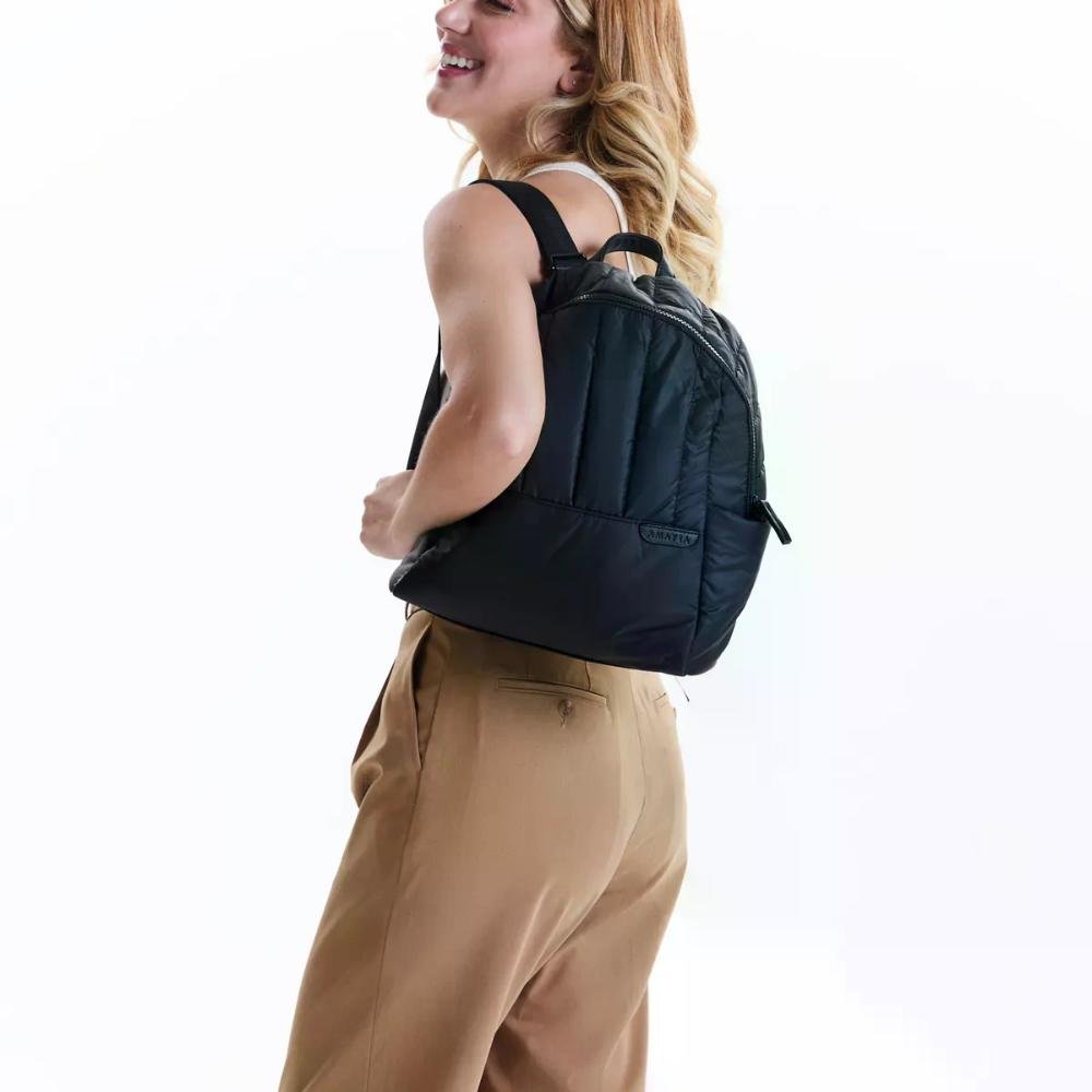 Mochila Feminina Puffer New Sport Nylon Amayra Preto 5