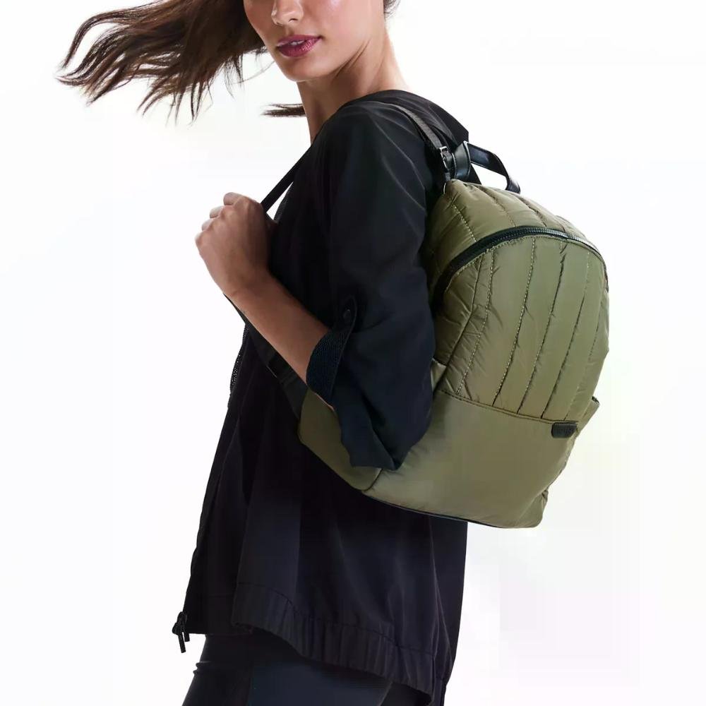 Mochila Feminina Puffer New Sport Nylon Amayra Verde 5