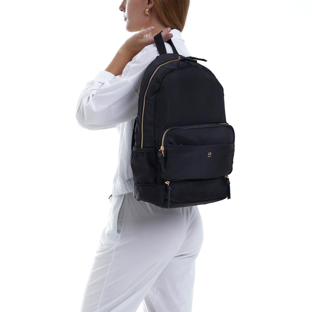 Mochila Sport Nylon 2 em 1 Le Postiche Preto 2