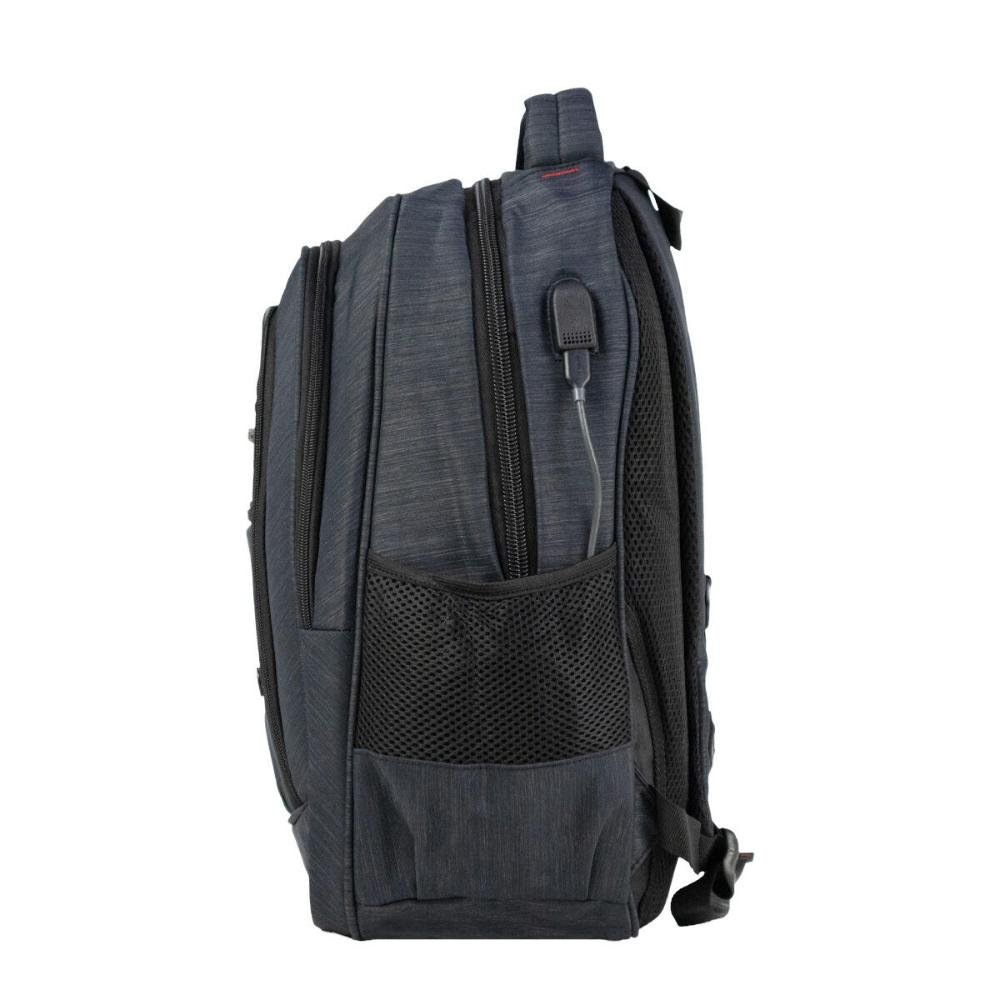 Mochila Notebook 15,6'' com 3 Compartimentos 6236111 Unicross Preto 4
