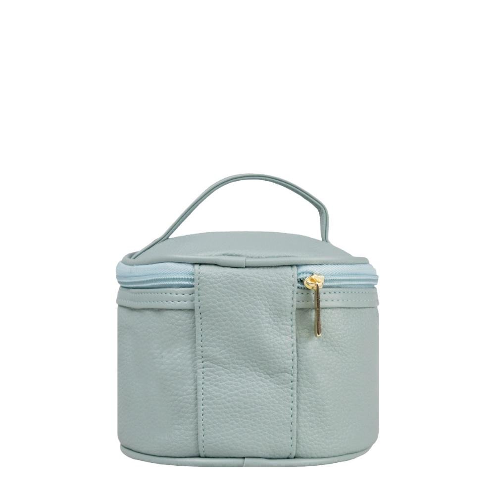Necessaire Redonda Bicolor Floater EX-1020 Le Postiche Azul 2