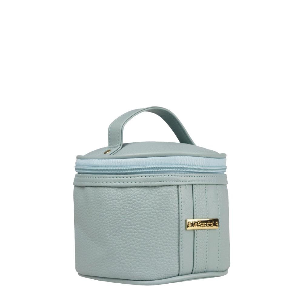 Necessaire Redonda Bicolor Floater EX-1020 Le Postiche Azul 3