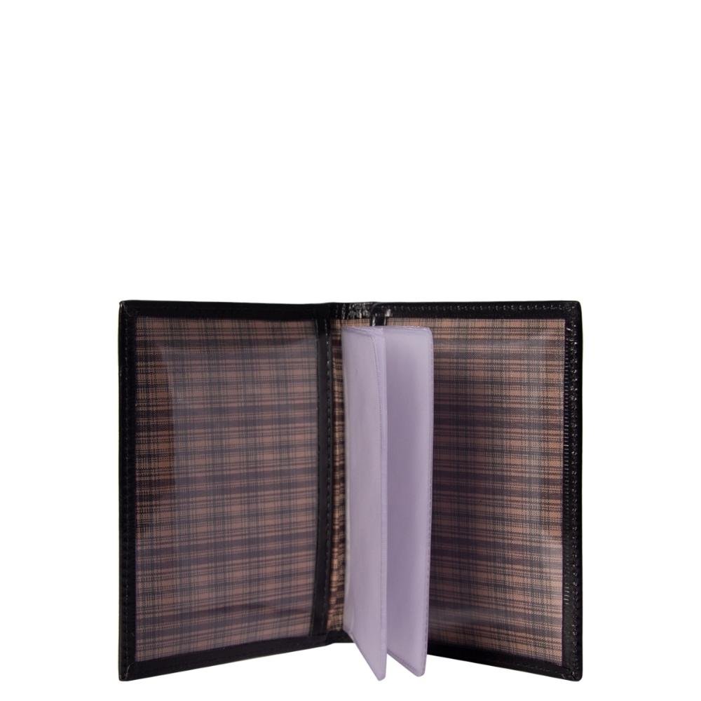 Porta Documentos Couro Basic Line Stradda Preto 3