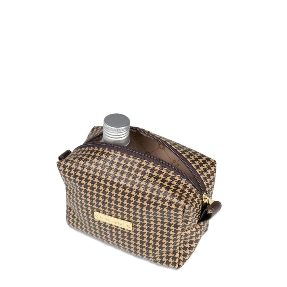 Nécessaire Estojo Pequena Pied Poulet EX1026PP Le Postiche Preto 4