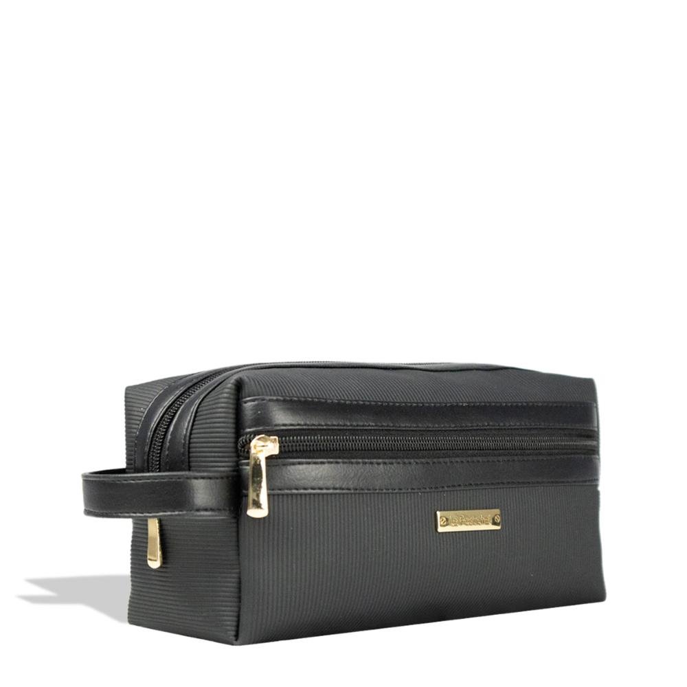 Necessaire Estojo Feminina Canelado EX639CFP Le Postiche Preto 3