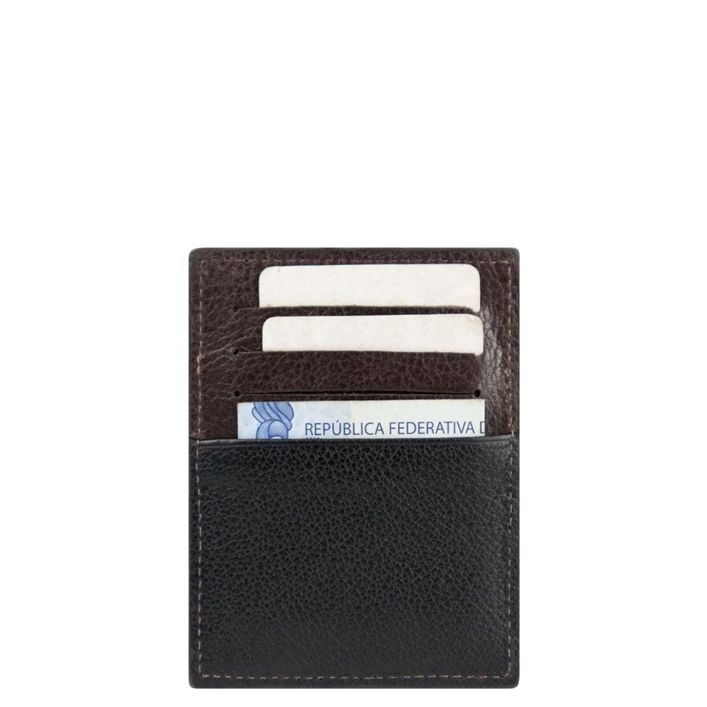 Porta Cartão Couro Masculino Napoli U710250 Stradda Marrom 2