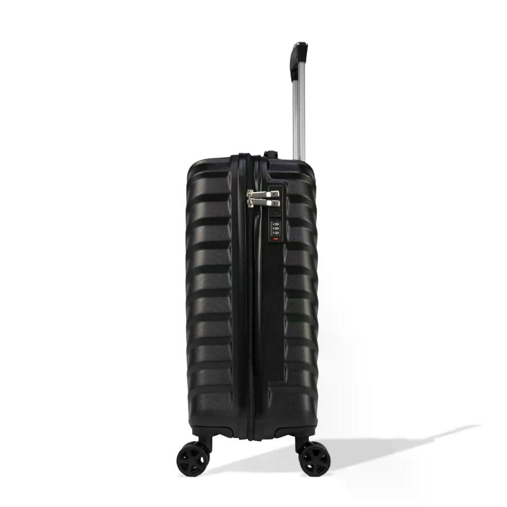 Mala Pequena de Bordo 10kg ABS Rodas Giro 360º Curve Seanite Preto 5