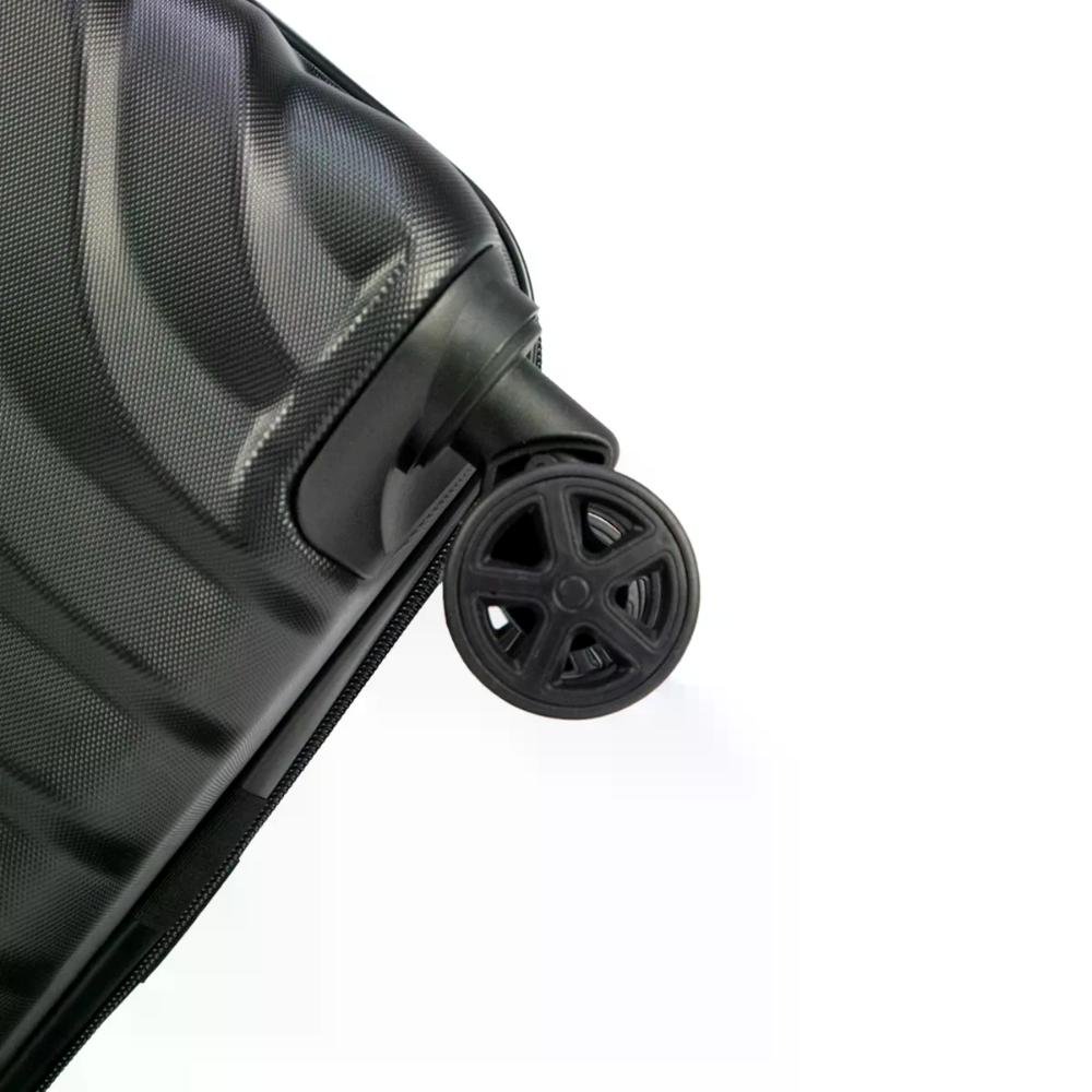 Mala Pequena de Bordo 10kg ABS Rodas Giro 360º Curve Seanite Preto 9