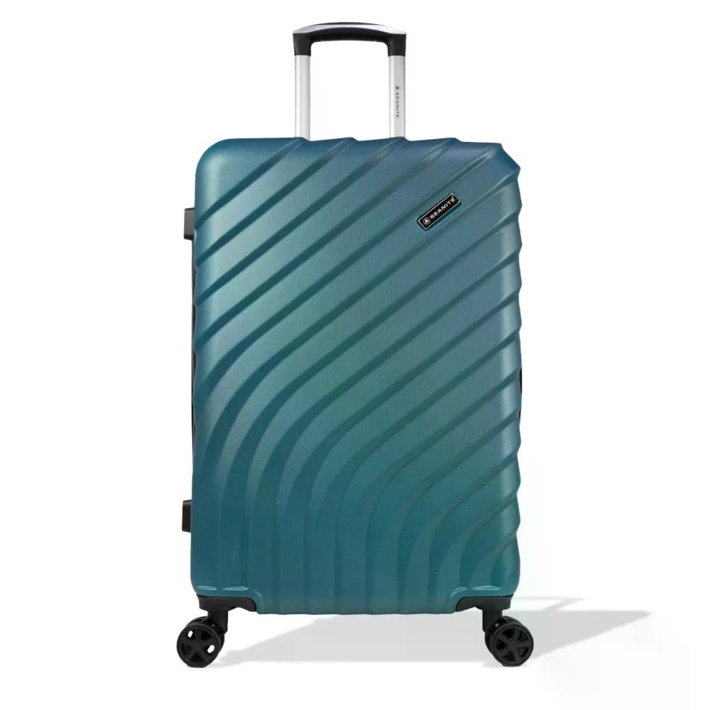 Mala Grande 32kg ABS Rígida  Rodas Giro 360º Curve Seanite